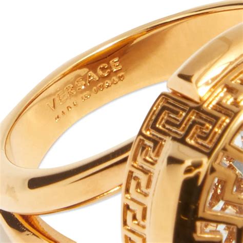 versace ring logo